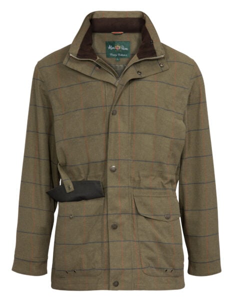 Alan Paine Axford Men's Field Coat in Basil (3)