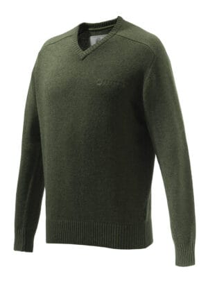 Beretta Men’s V-Neck Sweater – Green