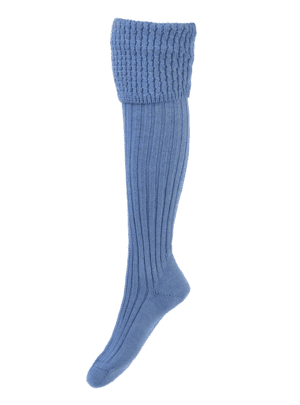 House of Cheviot Ladies Ness Sock Bluebell